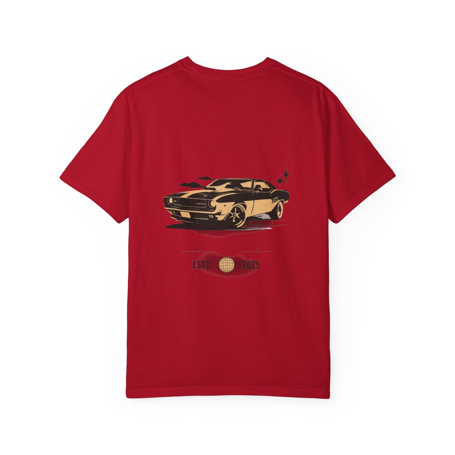 Vintage Car Graphic Unisex T-shirt - ESTD 2025