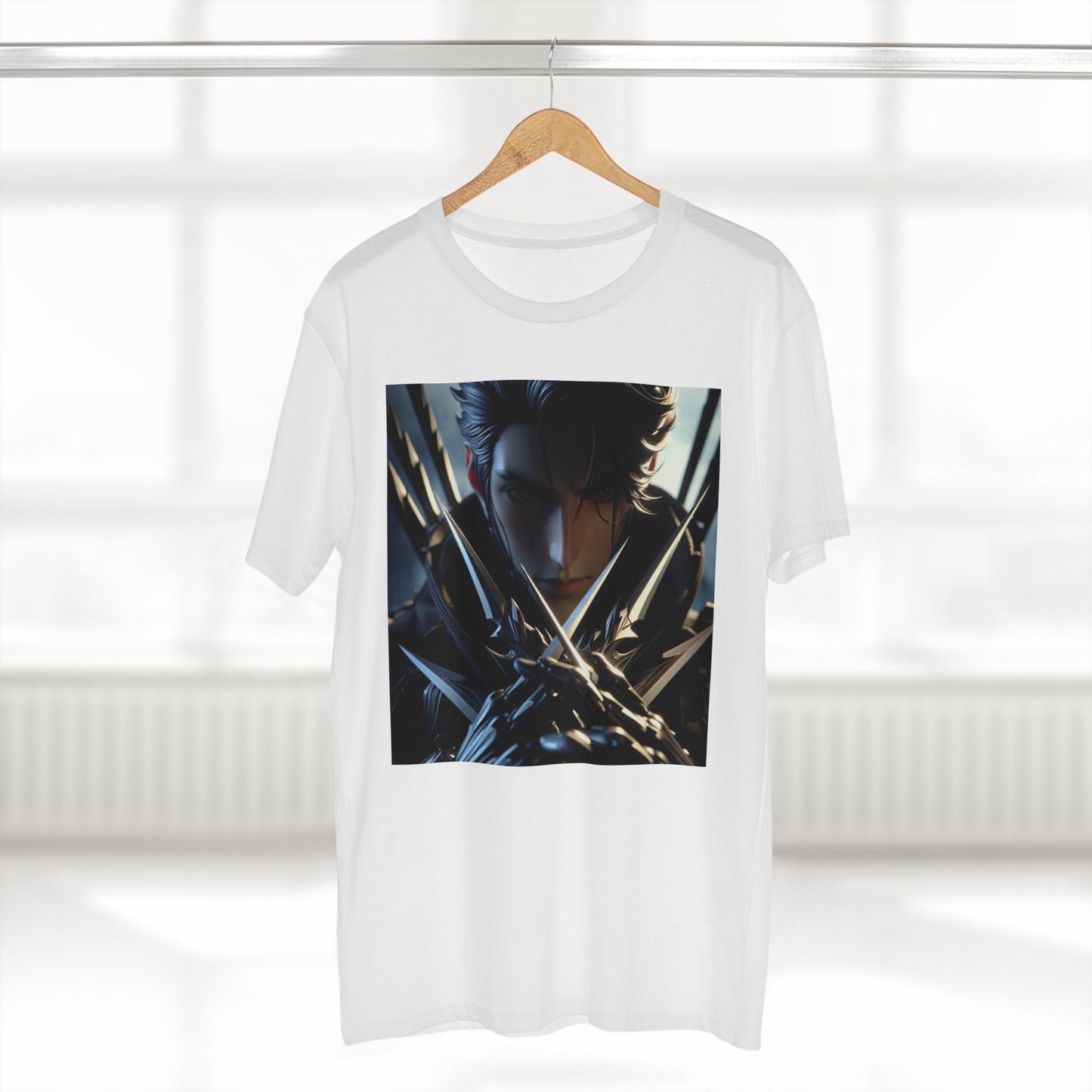 Anime-Inspired Adult Staple Tee - Edgy Graphic T-Shirt for Fans