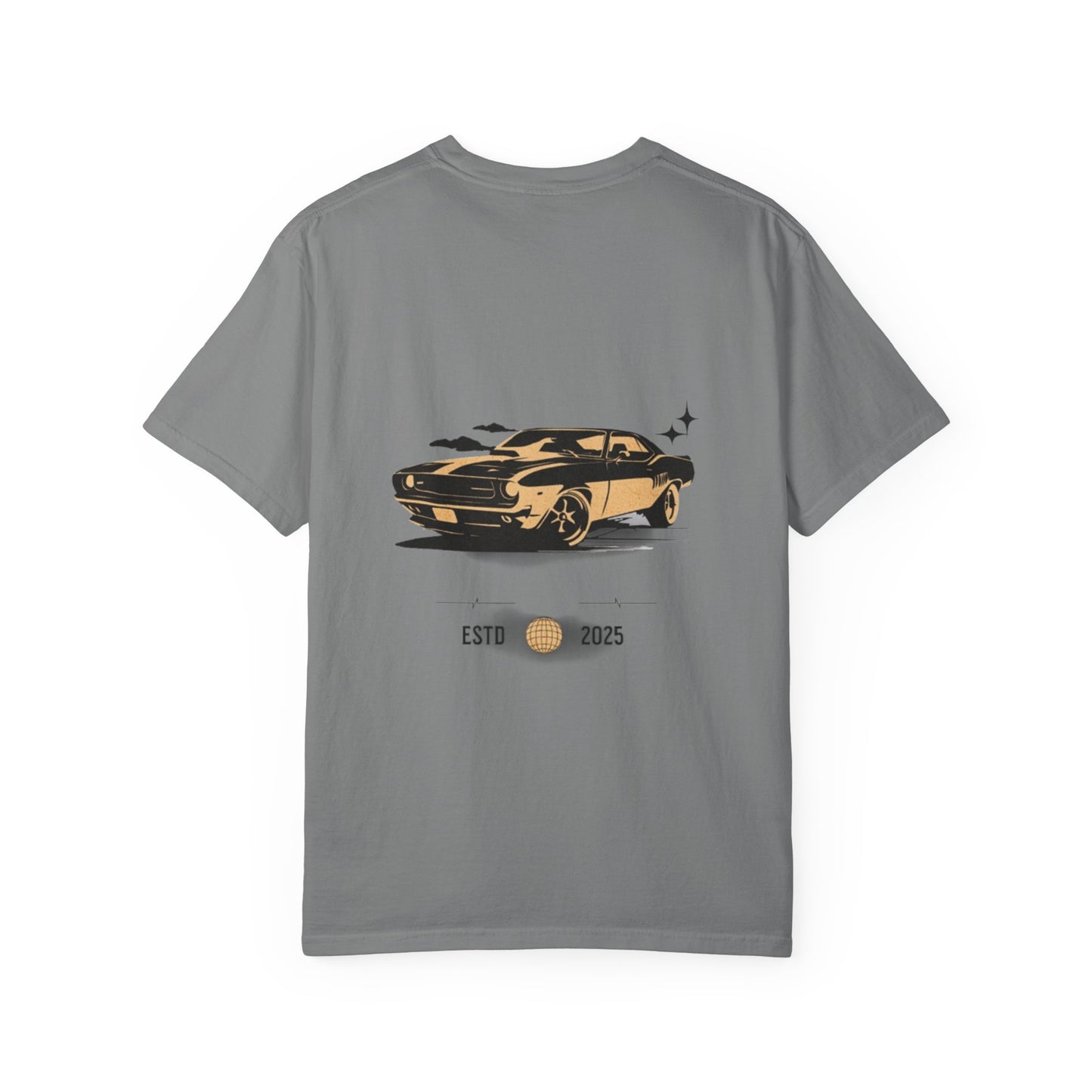 Vintage Car Graphic Unisex T-shirt - ESTD 2025