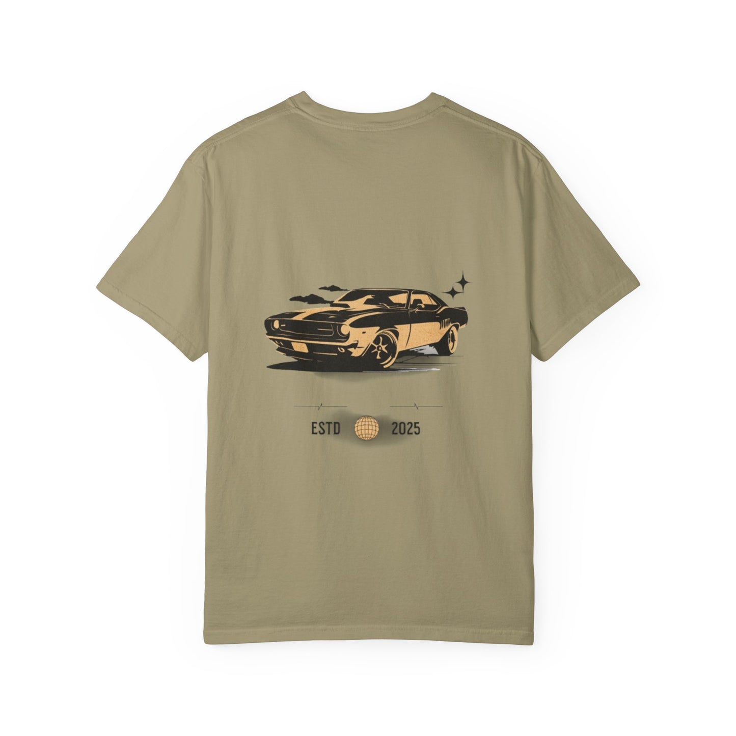 Vintage Car Graphic Unisex T-shirt - ESTD 2025