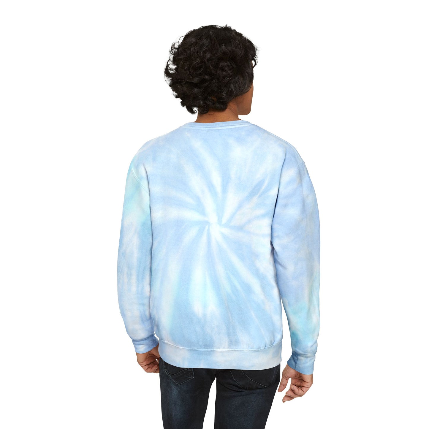 Cute Puppy Tie-Dye Sweatshirt - Unisex Cozy Fashion for Pet Lovers