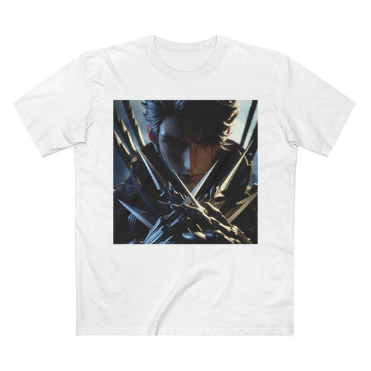 Anime-Inspired Adult Staple Tee - Edgy Graphic T-Shirt for Fans